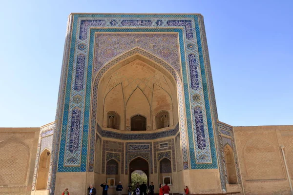 Utsikt över komplexet Poi Kolon Bukhara, Uzbekistan. Unescos världsarv — Stockfoto