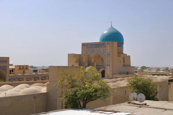 Widok na kompleks Poi Kolon Bukhara, Uzbekistan. Światowe dziedzictwo UNESCO — Zdjęcie stockowe