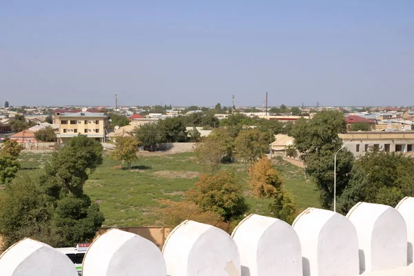 Pemandangan udara Kota Bukhara, Uzbekistan — Stok Foto