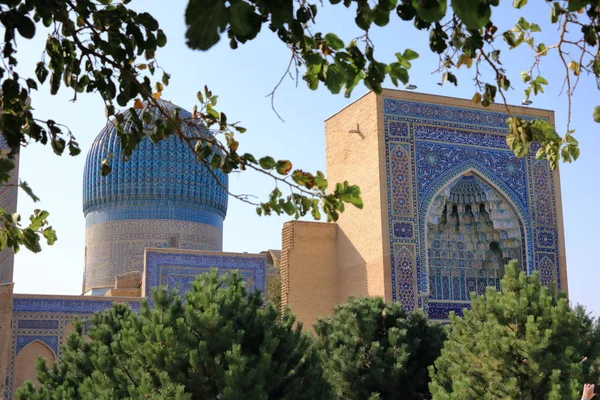 Gur-e Amir Mausoleum in Samarkand, zijderoute — Stockfoto