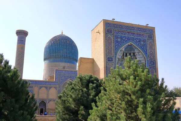 Gur-e Amir Mausoleum i Samarkand, Sidenvägen — Stockfoto