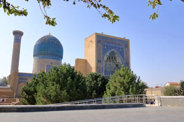 Gur-e Amir Mausoleum in Samarkand, Silk Road — Stock fotografie