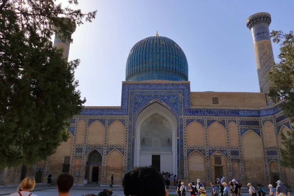 Mausoleo Gur-e Amir en Samarcanda, Ruta de la Seda — Foto de Stock