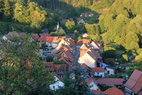 Almanya 'nın Harz dağlarında Stolberg cephesi — Stok fotoğraf