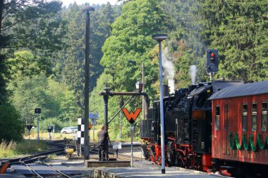 Harz Bölgesindeki Buhar Makinesi Treni