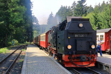 Harz Bölgesindeki Buhar Makinesi Treni