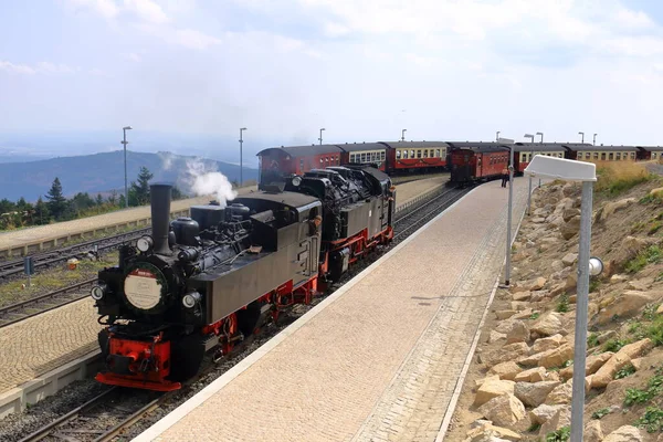 ハルツ地方の蒸気機関車列車 — ストック写真