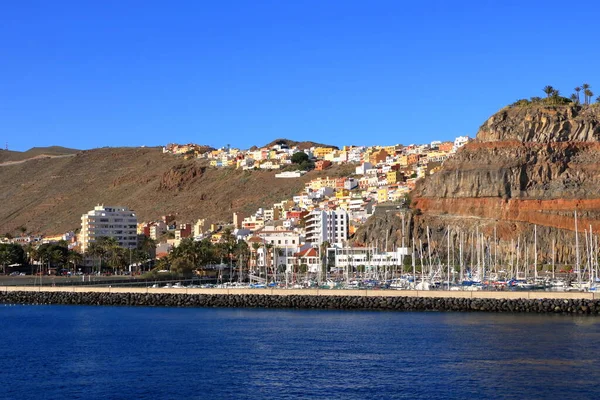 Haven Stad San Sebastian Gomera Eiland Canarische Eilanden Spanje — Stockfoto