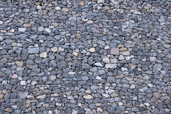 Textuur Van Stenen Muur Van Grijs Graniet Voor Achtergrond — Stockfoto