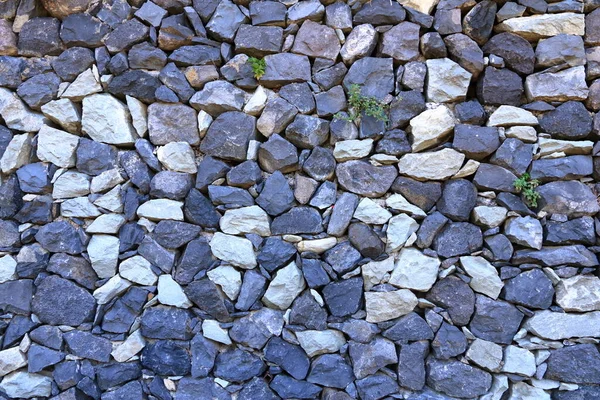 Textura Pared Piedra Granito Gris Para Fondo — Foto de Stock