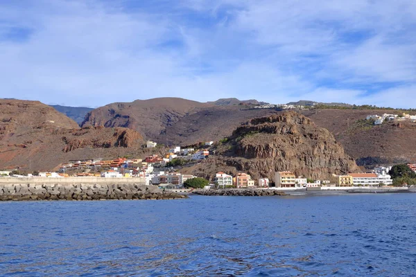 Playa Santiago Gomera Islas Canarias España Desde Mar — Foto de Stock
