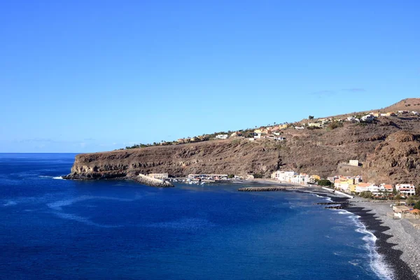 Playa Santiago Gomera Kanárské Ostrovy Španělsko Moře — Stock fotografie