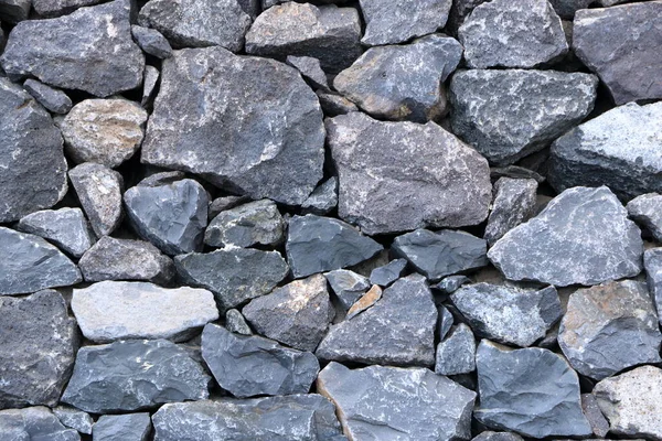 Textuur Van Stenen Muur Van Grijs Graniet Voor Achtergrond — Stockfoto