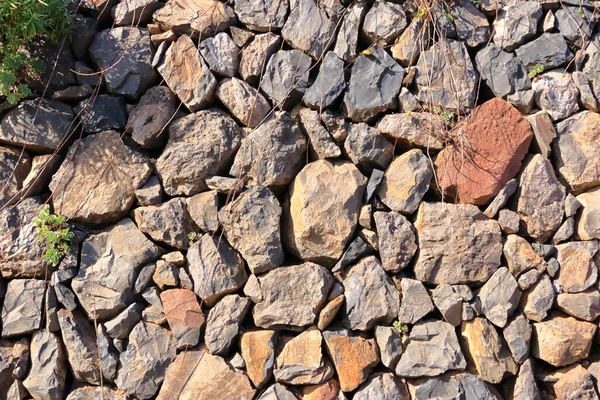 Tekstura Czerwony Pomarańczowy Granitowy Kamień Ściana Dla Tła — Zdjęcie stockowe