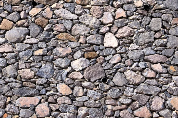 Konsistens Grå Granit Stenmuren För Bakgrund — Stockfoto