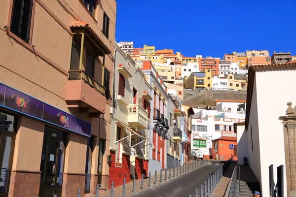 January 2020 San Sebastian Gomera Spain Old Colorful Town — Stock Photo, Image