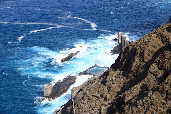 Pescante Hermigua Torres Piedra Isla Gomera Islas Canarias España — Foto de Stock