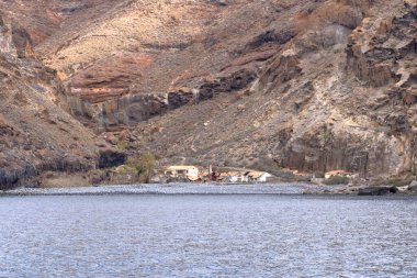 İspanya La Gomera adası playa la cantera terk edilmiş deniz balık fabrikası