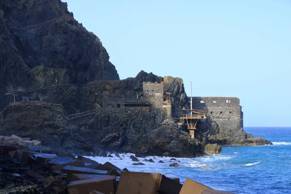 Former Terminal Goods Banana Shipping Castillo Del Mar Today Abandoned — Stock Photo, Image