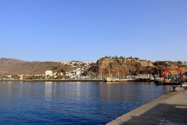 January 2020 Harbor San Sebastian Gomera Canary Islands Spain Harbour — Stock Photo, Image