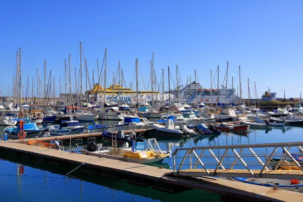 Janeiro 2020 Porto San Sebastian Gomera Ilhas Canárias Espanha Porto — Fotografia de Stock