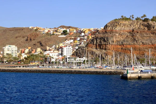 Januari 2020 Haven Van San Sebastian Gomera Canarische Eilanden Spanje — Stockfoto