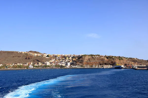 Stycznia 2020 Port San Sebastian Gomera Wyspy Kanaryjskie Hiszpanii Port — Zdjęcie stockowe