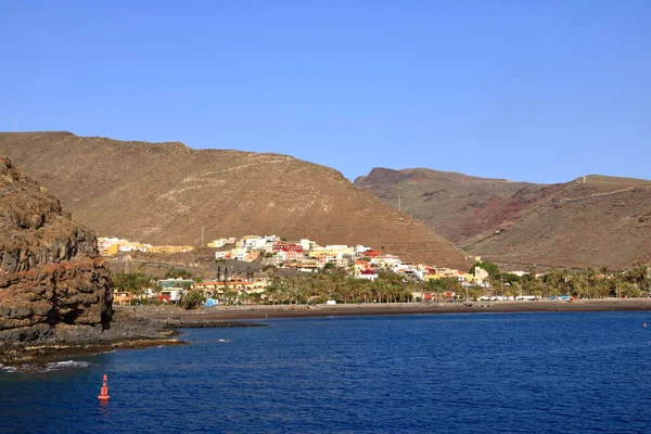 2020年1月31日 西班牙加那利群岛拉戈梅拉圣塞巴斯蒂安港 圣塞巴斯蒂安德拉戈梅拉镇港口 — 图库照片