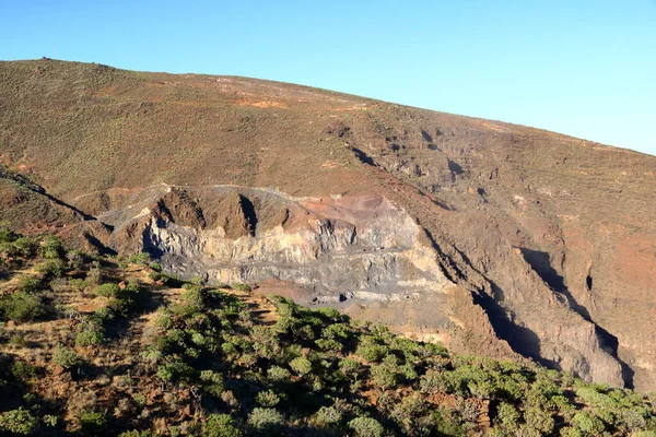 Kamieniołom Pobliżu San Sebastian Gomera Hiszpanii — Zdjęcie stockowe