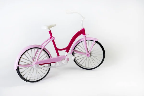 small pink bike