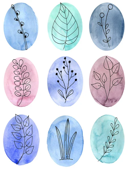 Watercolor spring — Stock Photo, Image