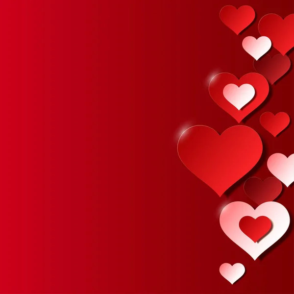 Parlak Saint Valentine gün arka plan