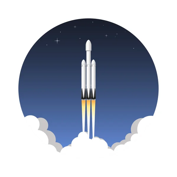 Porte-fusée USA. Illustration vectorielle icône . — Image vectorielle
