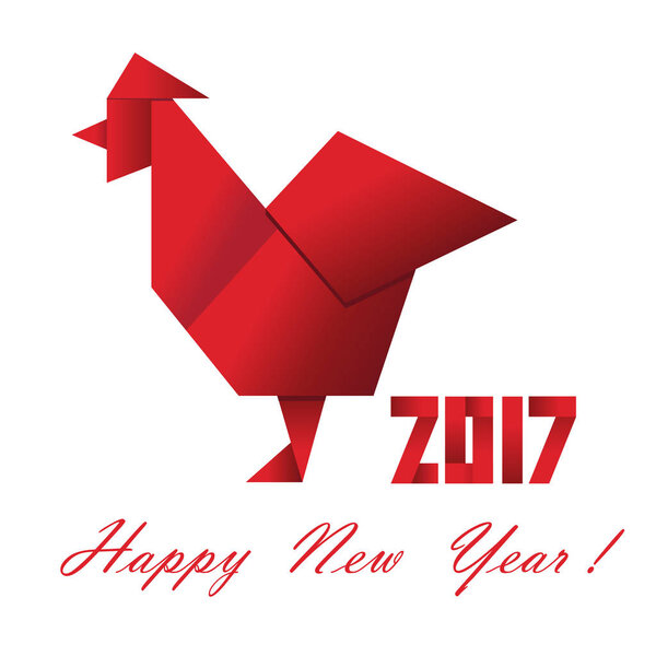 векторный красный петух
