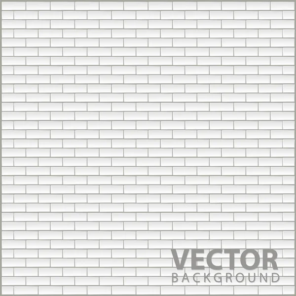 Векторный фон с белыми кирпичами — стоковый вектор