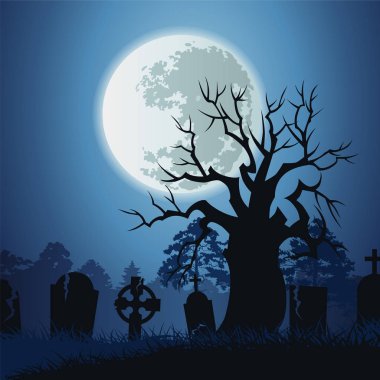 Vektör manzara Cadılar Bayramı