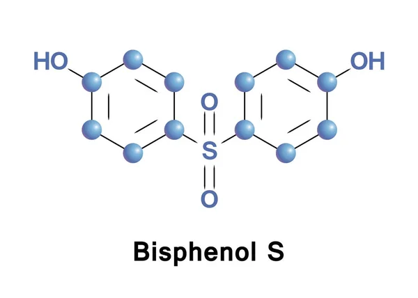 Bisphenol s oder bps — Stockvektor