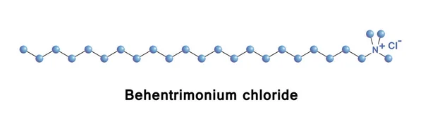 Molécula de cloreto de behentrimonium — Vetor de Stock