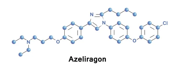 Azeliragon öfke inhibitörü — Stok Vektör