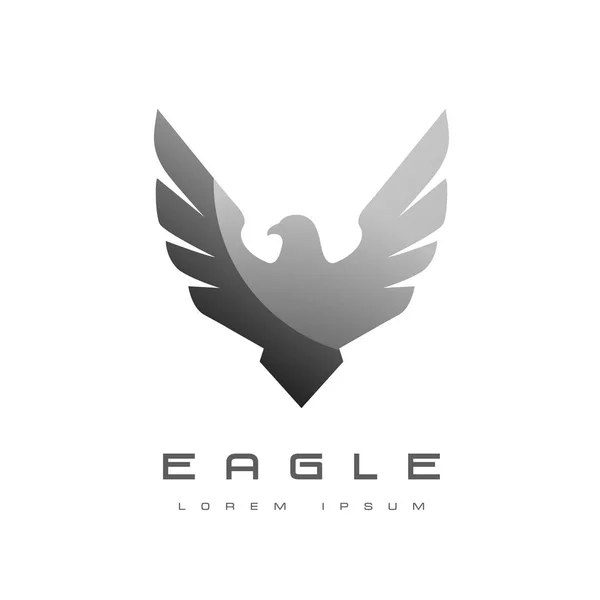 Eagle embleem geïsoleerd — Stockvector