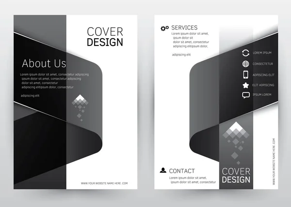 Kapak tasarım vektör şablonu ayarla broşür, faaliyet raporu, dergi, afiş, Kurumsal Tanıtım, Portföy, el ilanı, afiş, Web sitesi. 