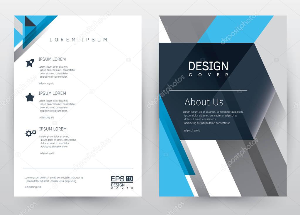 Cover Design Vector template set Brochure, Annual Report, Magazine, Poster, Corporate Presentation, Portfolio, Flyer, Banner, Website. 