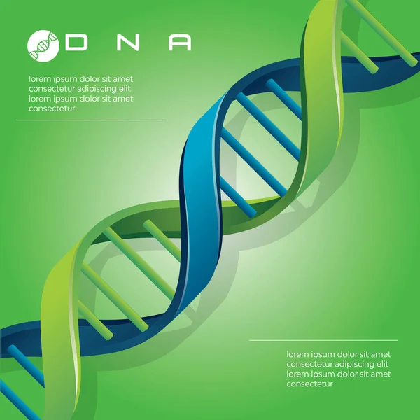 Célula molecular de ADN — Archivo Imágenes Vectoriales