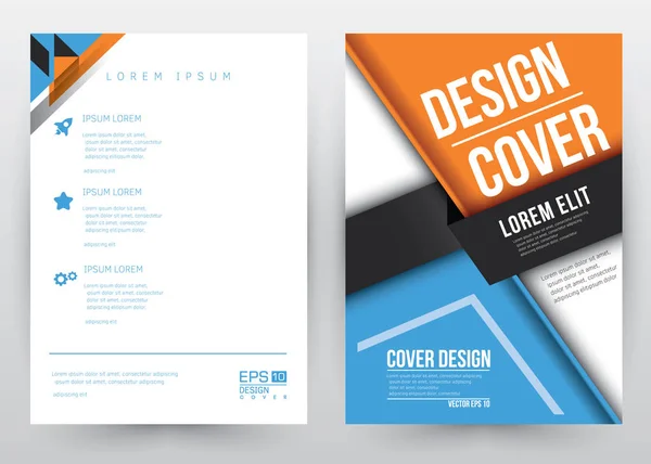 Kapak tasarım vektör şablonu ayarla broşür, faaliyet raporu, dergi, afiş, Kurumsal Tanıtım, Portföy, el ilanı, afiş, Web sitesi. A4 boyutunda