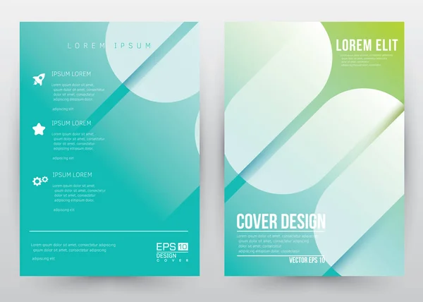 Kapak tasarım vektör şablonu ayarla broşür, faaliyet raporu, dergi, afiş, Kurumsal Tanıtım, Portföy, el ilanı, afiş, Web sitesi. A4 boyutunda