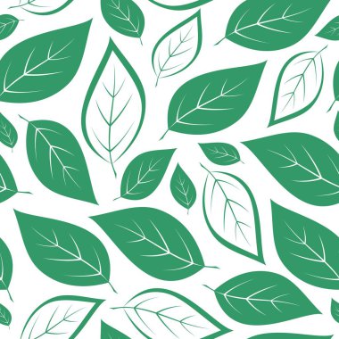 vektör arka plan ile stilize yapraklar