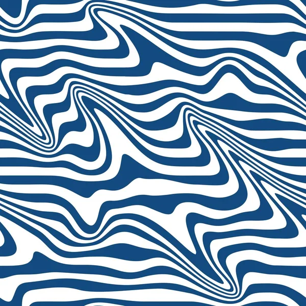 Nahtloser Hintergrund Mit Blauen Streifen Vektor — Stockvektor