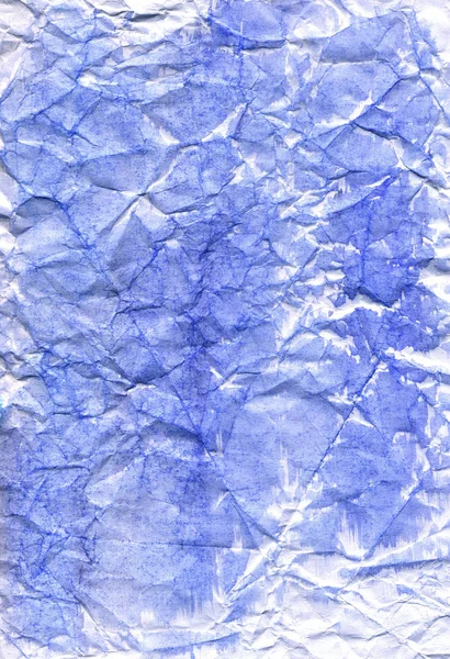 Vintage Blue Crumpled Paper Texture Stock Image