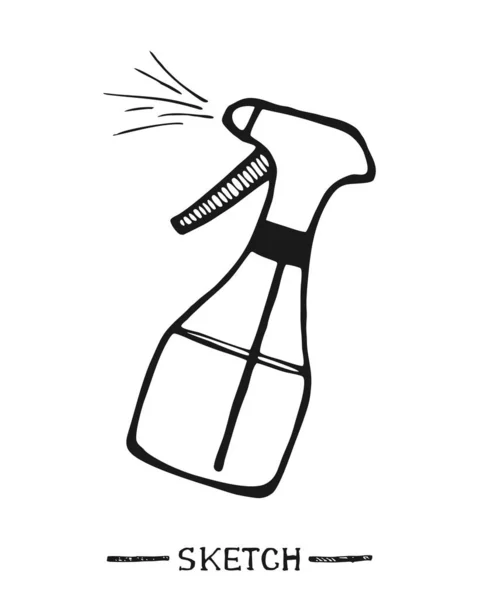 Sprayer White Background Vector — 스톡 벡터