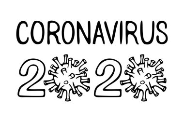 Banner on the theme of the ncov Coronavirus 2019